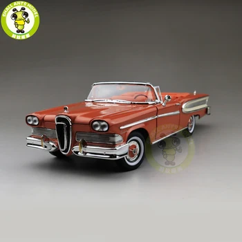 1/18 1958 Ford EDSEL PLAKETO Cesti Podpis Diecast Model Avtomobila Igrače Fantje Dekleta Darilo