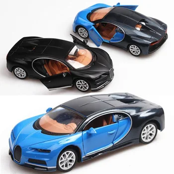 1/36 Obsega Igrača Avto Bugatti Chiron Kovinske Zlitine Športni Avto Diecasts Vozila, Model, Miniaturne Igrače Za Otroke, Otroci Zbirka