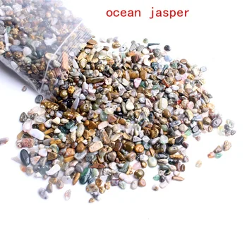 100 g/200 g/500g Naravnih Ocean Jasper Gramoz Kristalno Poliranje Žetonov Makadam &Prod Gemstone DIY Doma Fish Tank Dekoracijo