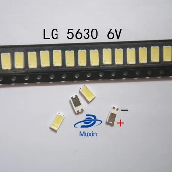 1000pcs Za LG LED LCD Osvetlitev ozadja TV Aplikacijo Sredini Power LED 1W LED Osvetlitvijo 3V 5730/5630 Cool bela LED LCD TV Ozadja