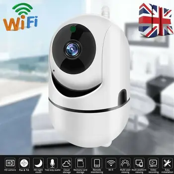 1080P Kamera Pan Nagib 2MP Dome Notranja IP Kamera, dvosmerni Audio CCTV WiFi Kamera Baby Monitor Video Nadzor Varnosti