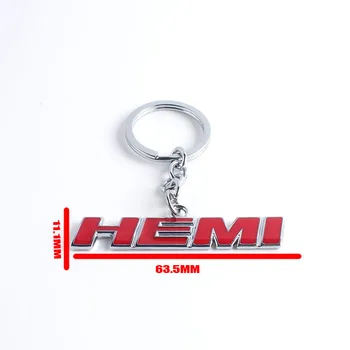 10pcs 3D Avto Keychain HEMI Logotip za RAM 1500 2500 3500 Jeep Dodge Challenger Avto Dodatki