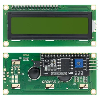 10pcs LCD1602+I2C LCD 1602 modul Modra /rumena zelena zaslon IIC/I2C LCD1602 IIC LCD1602 Adapter ploščo