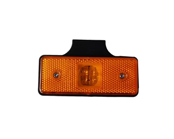 10X 24V 12V Oranžna rdeča Potrditev Strani Marker Lučka 4 LED Za Avto Prikolica za Ladjo Tovornjak Bus Signala osvetlitev zunanje luči