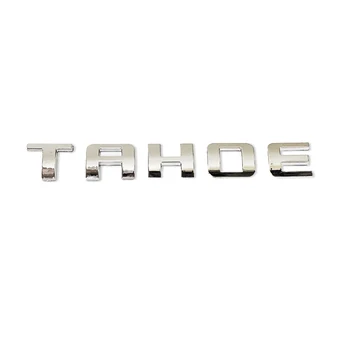 1PC TAHOE Besede ABS Avto Nalepke Za vrata prtljažnika Ali Fender Strani 3D Značko Emblem Nalepko Pribor Pismo