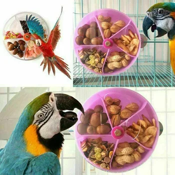 1PCS ptica papiga torto model design hrane polje možgane igra, igrača smešno papiga valjčni podajalnik igrače kolesa
