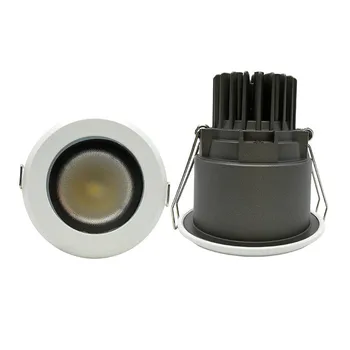 1pcs /veliko Vgrajenih LED vodotesen Ip65 cob strop 12W AC85-265V, Kopalnica, Kuhinja Hotel kopalnica s tušem LED downlight