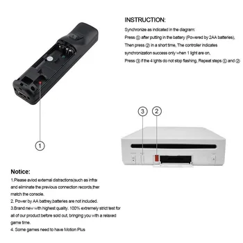 2 V 1 Brezžični Gamepad Krmilnika Za Nintendo Wii Remote Controle Palčko+Nunchuck s Silikonsko Ohišje Za Wii Opremo