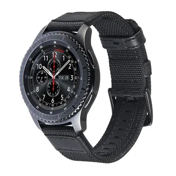 20 mm 22 mm Watchband za Samsung galaxy watch 46mm 42mm Najlon, Usnje Watch Trak Za Huawei Watch GT 2 Za Huawei Watch GT 2e