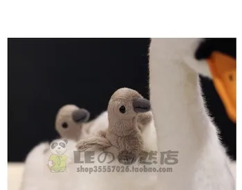 2018 nove White swan lutka labod, mati in otrok, plišaste igrače in črno bel labod simulacije plišastih igrač