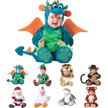 2020 Nov Prihod Božič Božič Praznik Halloween Kostum Za Malčke Baby Dekleta Lev, Igralne Obleke Cosplay Novorojenčka Toddlers Oblačila