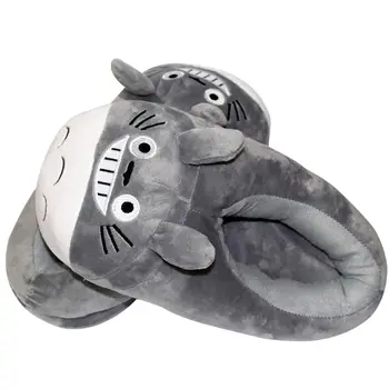 28 cm Anime Moj Sosed Totoro Plišastih Copate Mehko Polnjene Indoor Copati Pozimi Toplo Za Žensko In Človek Dropshipping