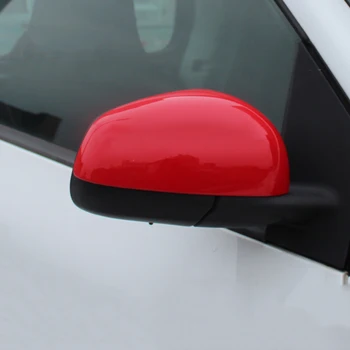2PCS Ogljikovih Vlaken Avto Rearview Mirror Pokrov zaščitni pokrov Za Mercedes Smart Forfour Fortwo 453 Dodatki Stranska Ogledala Pokrov Trim