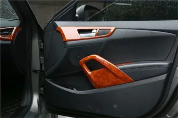 2pcs/veliko Avto nalepke ABS ogljikovih vlaken zrn Vrata armrest okrasnimi bleščicami za 2011-2016 Hyundai Veloster Hatchback