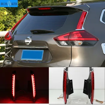 2PCS Za Nissan X-trail, T32-2019 Avto LED Rep Svetlobe Zadnji Odbijač Luč Zavorna Luč Auto Žarnice Dekoracija Žarnice