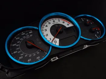 3 kos Visoke kakovosti merilnik Hitrosti, števec kilometrov tahometer Instrument kovin okrasni pokrov za Toyota GT86 FT86 86 SUBARU BRZ