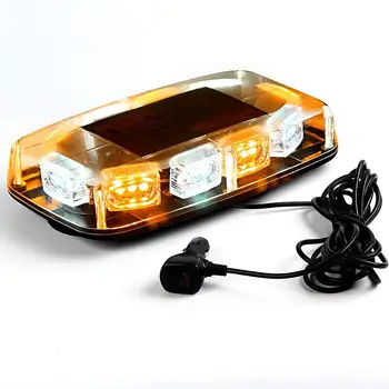 30 LED Avto Stroboskopske Luči Rumena avtovleka Sili Opozorilo Strobe Flash Luči Bar Z Močnim Magnetom