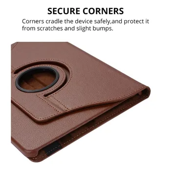 360-Stopinjski Vrtečih PU Usnja Flip Cover Ohišje Za Samsung Galaxy Tab 4 10.1 SM-T530 T531 T535 10.1 palčni Tablični Primeru +FilmPen