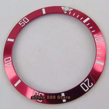 38 mm Watch Ploščo Kitajski Rdeče Aluminij Zlitine Obroča Vstavite Paše za 40 mm Samodejni Watch