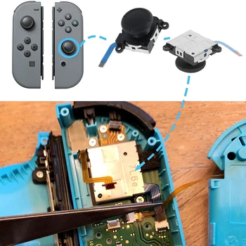 3D Analogni Zamenjava Palčko Palec Palice Senzor Kape za Nintendo Stikalo Joycon Krmilnik Orodje za Popravilo Nastavite Igre Pribor