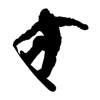 46.1 cm x 50 cm Deskanje na snegu Snowboarder Skok Avto Nalepke Za Avtomobile Vrata Strani Tovornjak Okno Vinilne Nalepke 8 Barv