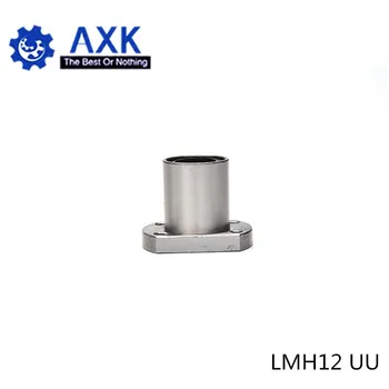 4pcs/veliko Brezplačna dostava LMH12UU 12 mm prirobnica linearnih ležajev CNC Linearni Bush LMH12