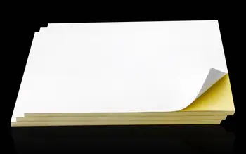 50 Listov Belo Samolepilno Nalepko Nalepko Mat Površino Papirja A4 Mat Laserske Inkjet/Laserski Tiskalnik, Kopirni Stroj Obrti Papirja