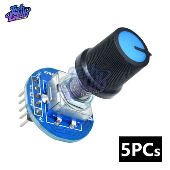5pcs Rotacijski Kodirnik Modul za Arduino Opeke Senzor Razvojni Krog Avdio Vrtenjem Potenciometra Gumb Skp ES11