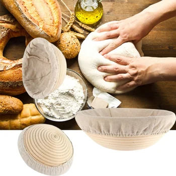 6 Velikosti Rattan Kruh Košare Nov Dom, Organizator Protja Kruh Preverjanje Oblog Shranjevanje Živil V Košarico