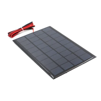 9 V 3 W podaljša žice solarnimi Polikristalni Silicij DIY Baterije Majhna Polnilnik Mini Sončne Celice kabel igrača 9V 3W Watt Volt