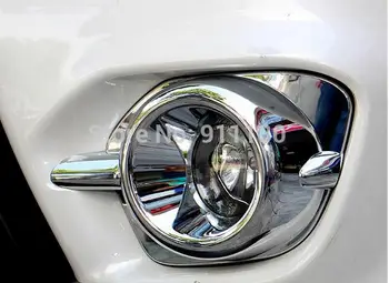 ABS kromiranega spredaj meglo lučka za kritje 2pcs avto dodatki za Mitsubishi Pajero sport 2013 2016