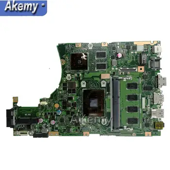 Akemy X455YI MAIN_BD._4G/A6-7310 CPU prenosni računalnik z matično ploščo Za Asus X455YI X455Y X455DG X455D mainboard test Ok