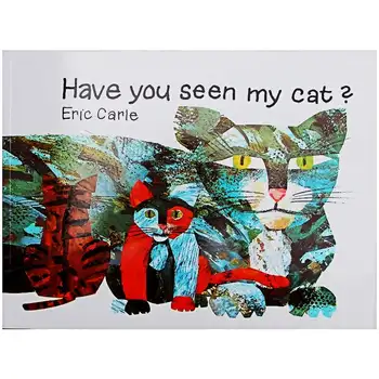 Ali Ste Videli Mojega Mačka? S Eric Carle Izobraževalne Angleška Slikanica Učne Kartice Zgodba Knjige Za Otroka Otroci Otrokom Darila