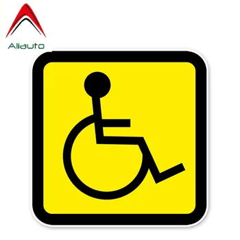Aliauto Avto Nalepke Pozornost Varnosti Prijavite Invalidnosti Invalid Pribor Reflektivni Osebnost Nalepke PVC,11 cm*11 cm