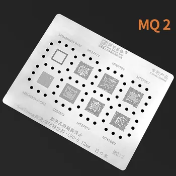Amaoe MQ 2 BGA Reballing Šablona za Qualcomm MTK Cpu MT6779V/6768/6765/SDM439/MSM8909W/CPU