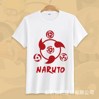Anime Naruto Cosplay Majica Hatake Kakashi Priložnostne T-Shirt Vrhovi Tee Moški Ženske Poletne majice majica s kratkimi rokavi