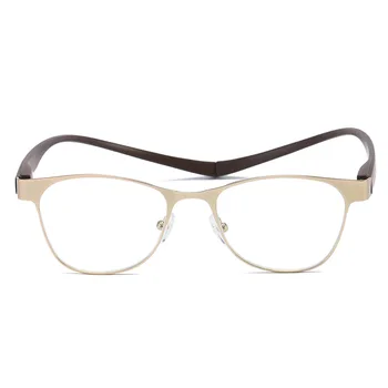 Anti-modra Luč, ki Visi Vratu Presbyopia Očala Moških Trajni Magnetni Prenosni Obravnavi Očala Ženske Zlitine Full Frame Gafas
