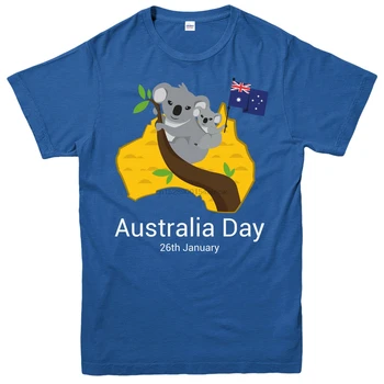 Avstralija Dan T-Shirt 26. januarja Avstralski Nacionalni Dan Neodvisnosti Tee Vrh