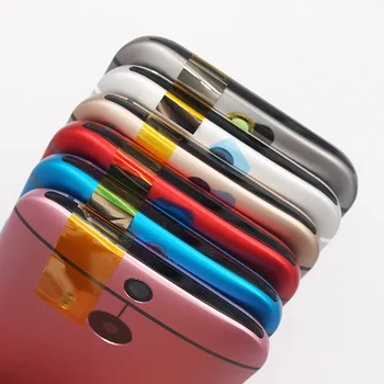 BaanSam Novo Baterijo Vrat, Pokrova, Vrh List Spodnji Listni Dvojni Pladenj za Kartico SIM Ohišje Ohišje Za HTC One 2 M8 S Strani Gumbov