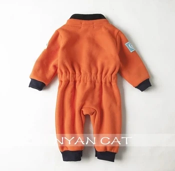 Baby Fantje Astronavt Kostumi za Dojenčke Halloween Kostum za Malčke baby Fantje, Otroci Vesoljsko Obleko Dolgimi Rokavi Jumpsuit igralne obleke