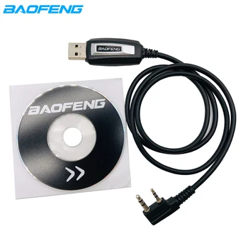 Baofeng Originalni USB Kabel za Programiranje Prenosni Za Walkie Talkie dvosmerna Radijska UV-5R BF-888S UV-82 s Pogona CD s Programsko opremo