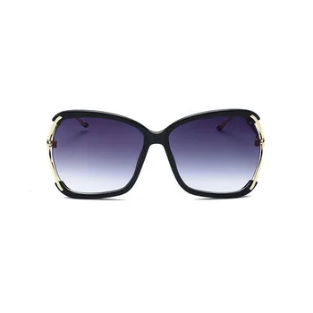 Blagovno znamko Design Prevelik Luksuz Ženske Polarizirana sončna Očala Modne dame sončna Očala Zeleno G Rdeče Ženski Gradient Očala Očala