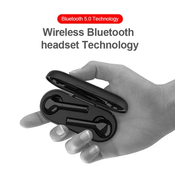 Bluetooth slušalke V5.0 Brezžične Slušalke šumov Gaming slušalke HD mic Šport slušalke Za telefon huawei xiaomi