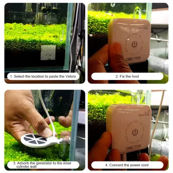 Bluetooth smart Chihiros Zdravnik twinstar 3. generacije Alge odstranite elektronski zavira zelena akvarijske ribe, vode, rastlin tank