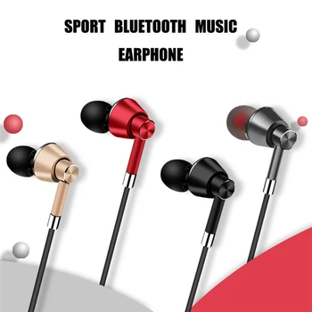 Brezžične Bluetooth Slušalke z Magnetnim šumov Slušalke Neckband Sport 3D Stereo in-Ear z Mikrofonom za IOS Android