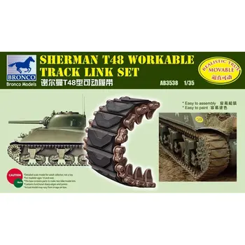 BRONCO AB3538 1/35 Sherman T48 Uporabnih Sledi Povezavo Nastavite Obsegu Model Kit