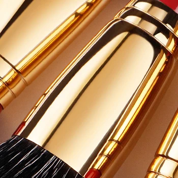 CHICHODO ličila ščetke-Razkošno Rdeče Rose serije-visoka kakovost kozja dlaka bronzer brush-kozmetični orodje-make up krtačo-lepota pero