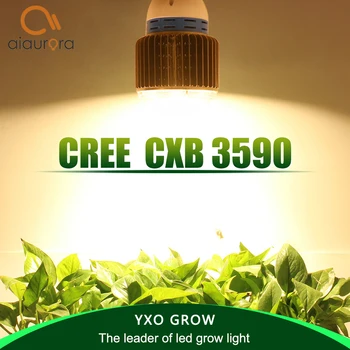 COB LED Grow Light Celoten Spekter CREE CXB3590 100W 12000LM 3500K Zamenjajte HPS 200W Raste Lučka v Zaprtih prostorih LED Rast Rastlin, Razsvetljavo