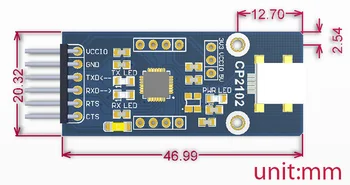 CP2102 Modul CP2102 USB na UART Single-Chip USB na UART Prenos Podatkov Pretvornik Razvoj Odbor