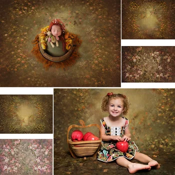 Cvetje Portret Photograohy Ozadje Foto Studio Povzetek Cvetlični Novorojenih Otrok Rojstni Dan Ozadja Ročno Poslikane Photocall
